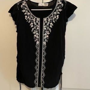 blouse black and green bundle